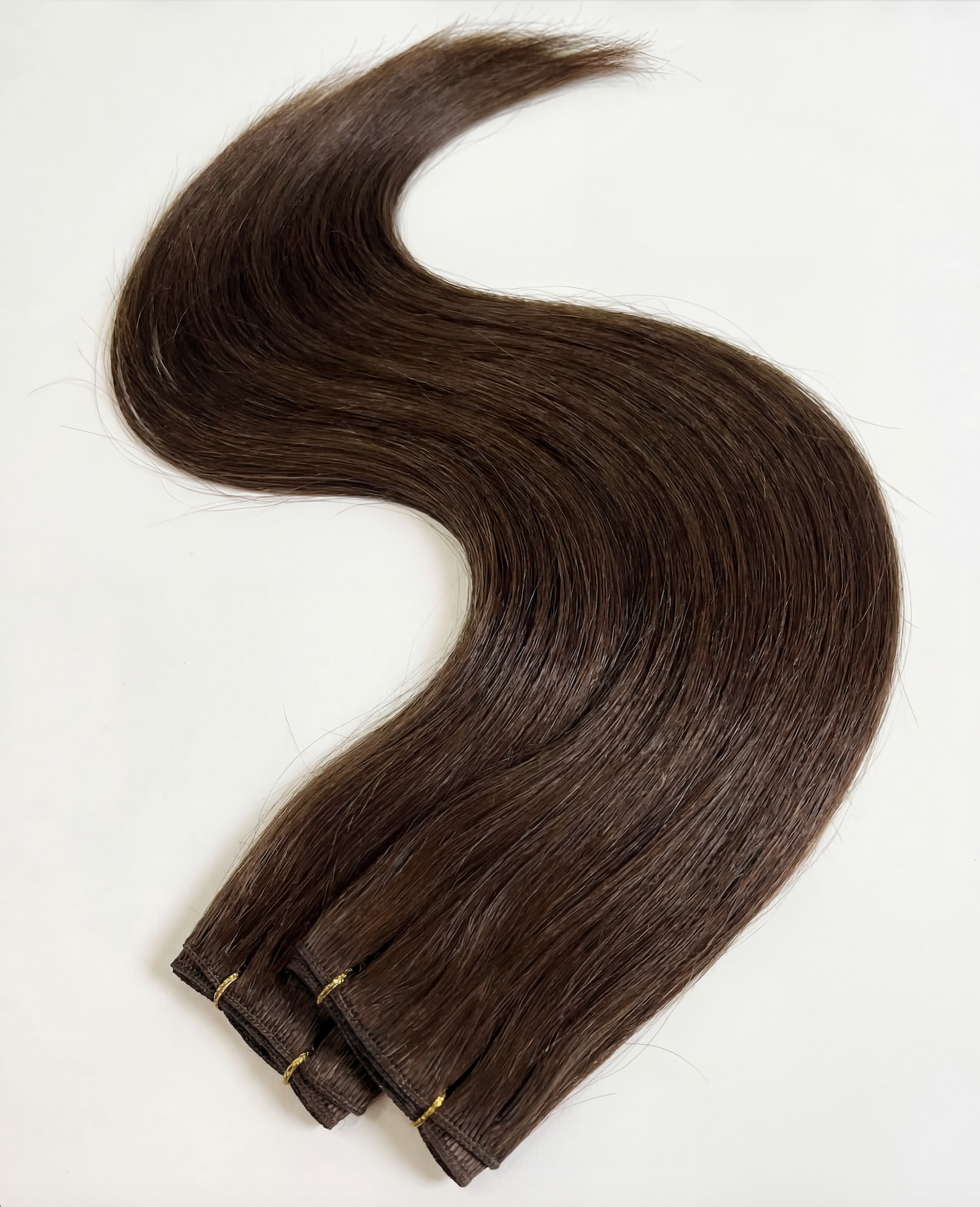 Medium Brown FLAT WEFT #3